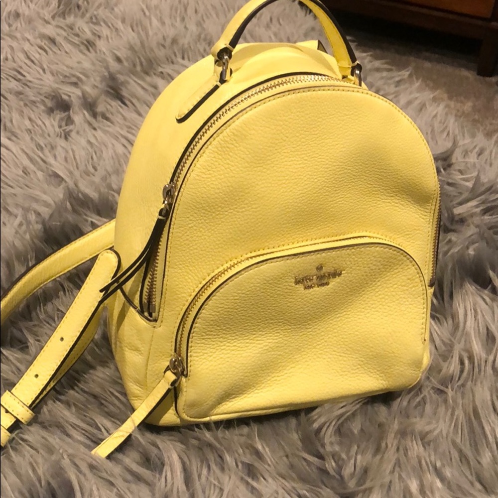 Kate Spade Pastel Yellow Small Backpack